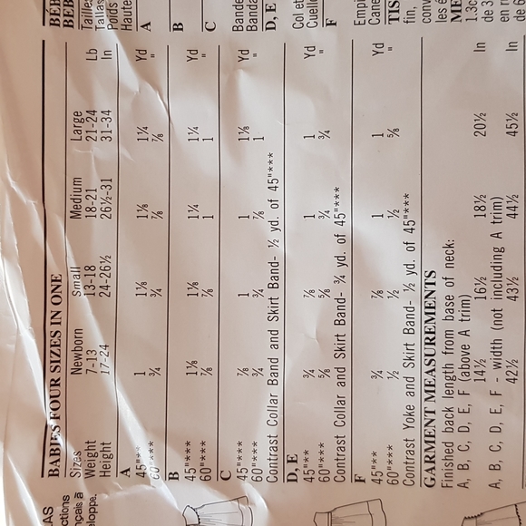 2 for $15 New Look 6359 Baby Girl Dress Patterns - Picture 5 of 7